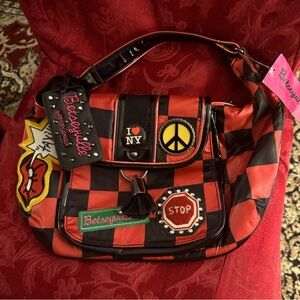 Betsy Johnson New York Shoulder Bag NWT 12”x8”